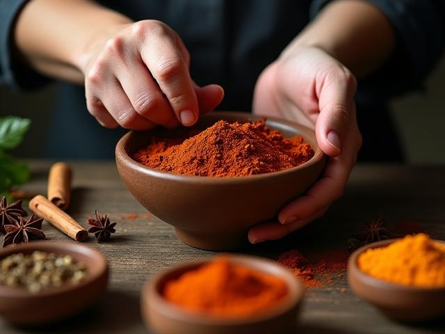 Larawan ng paggawa ng custom spice blend